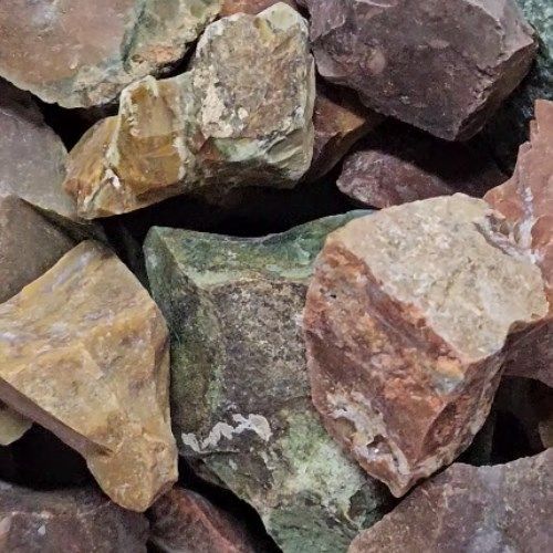 Jasper Fancy Rough Stone, Type: 2&quot;-2.5&quot;