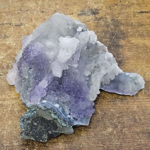 Amethyst Cluster Chalcedony-Included Specimen 340g