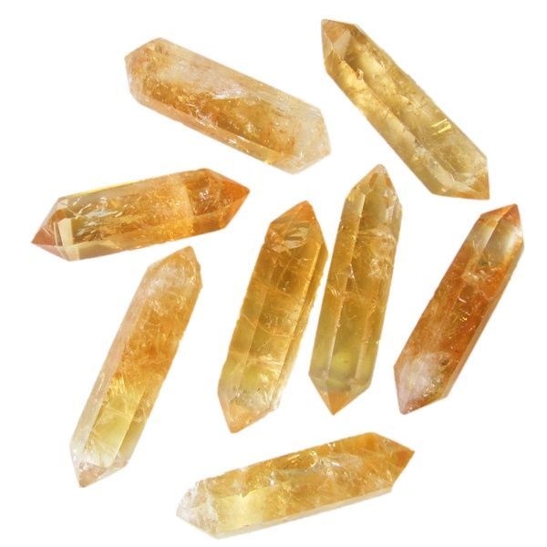 Citrine Double Terminated Point 1"