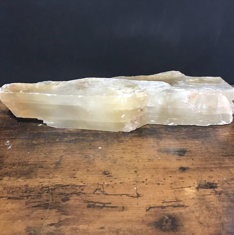 Selenite Window 12&quot;x5&quot; 2300g