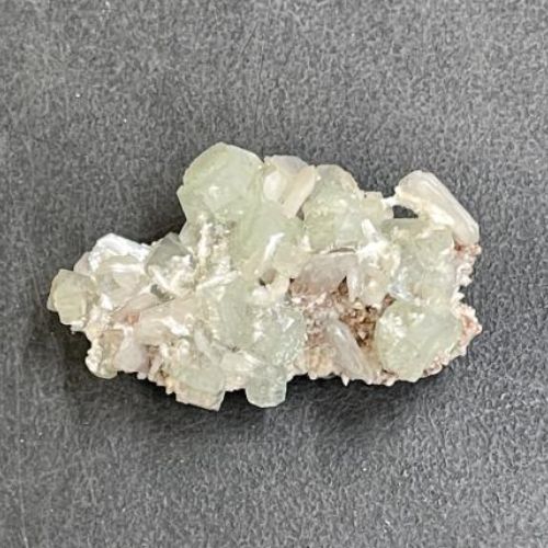 Apophyllite Green w/ Stilbite Specimen 4"x2"x1.5"