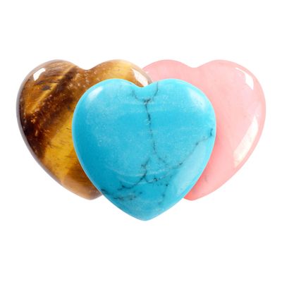 Gemstone Heart 25-30mm - Select