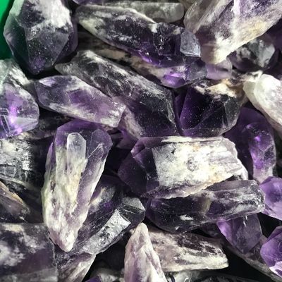 Amethyst Elestial Rough Points