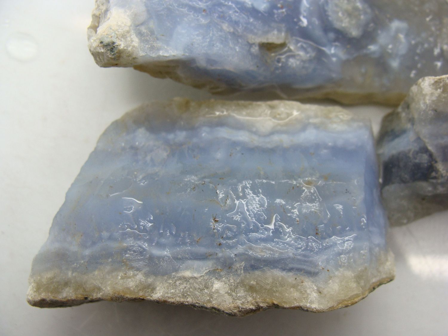 Agate Blue Rough Stone Natural