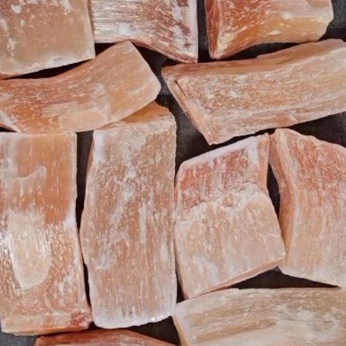 Selenite Peach Freeform 2.5&quot;-4&quot;