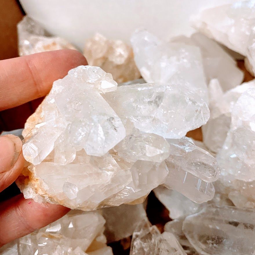Quartz Clear Cluster 3-4"  100-199g