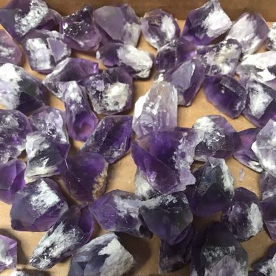 Amethyst Elestial Rough Points