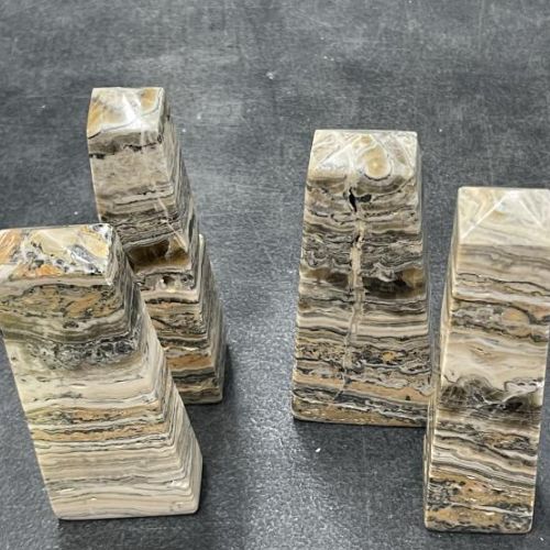Calcite Zebra Chocolate Tower priced by weight