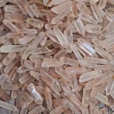 Quartz Smoky Pink Points .5"-1"