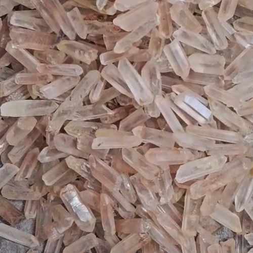 Quartz Smoky Pink Points .5&quot;-1&quot;