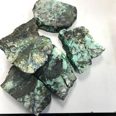 Azurite Malachite slab 3"-4" > 150g
