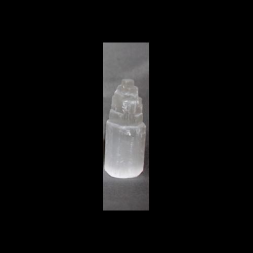 Selenite Skyscraper Point Mini-Tower 4&quot;