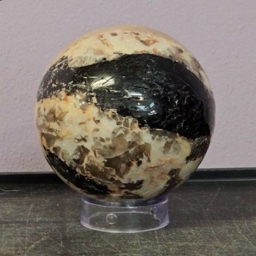 Tourmaline Black on Feldspar Spheres priced by weight