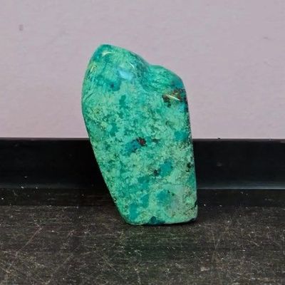 Chrysocolla Standing Freeform Grade A 3.5"x1.5"w / 162g