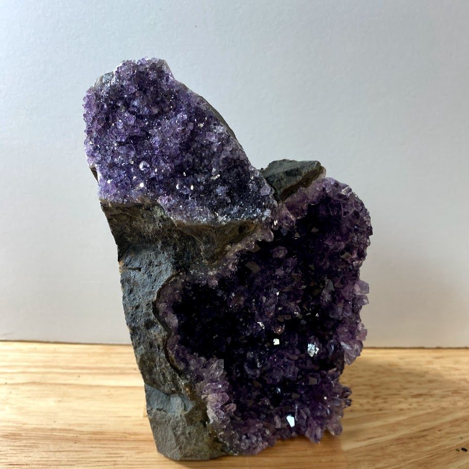Amethyst Standing Cluster 5-" tall Rough edges