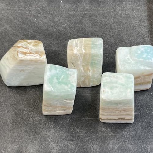 Calcite Caribbean Blue AKA Aragonite Blue Freeform - Select