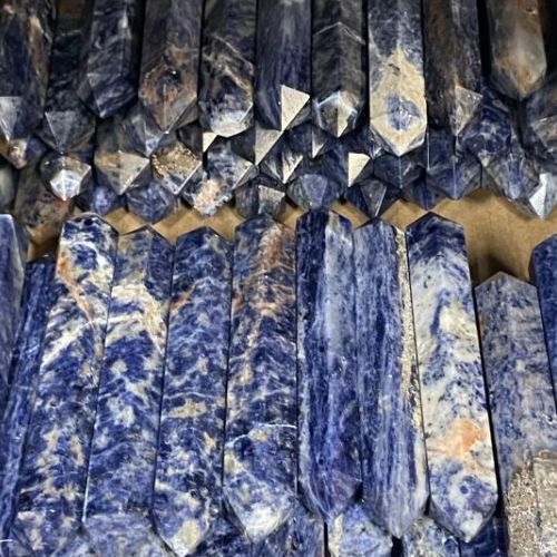 Sodalite Point Double Terminated 3&quot;-4.5&quot;