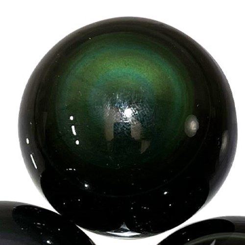 Obsidian Black Rainbow Sphere AA Top Grade - Select, Type: 1.5" - 1.75"