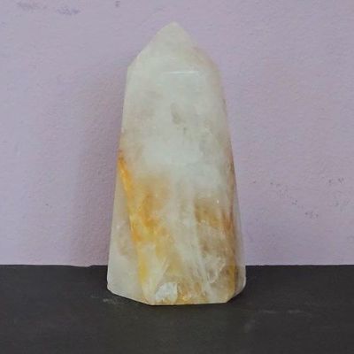 Quartz Golden Healer Tower 5.5" / 768g
