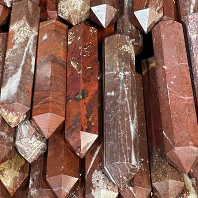 Jasper Red Double Terminated 3"-4.5"