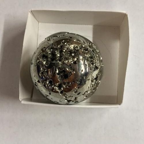 Pyrite Sphere Top Grade 1.5&quot;