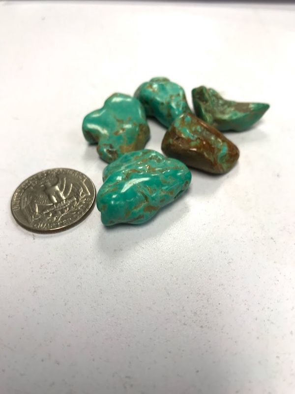 Turquoise Tumbled Stone Specimen 25mm