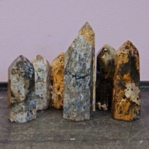 Chalcedony Mosaic Tower 2"-3.5" priced by weight