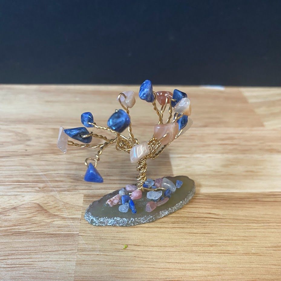 Gemstone Trees Hand Crafted by Jen, Size: 2' Tall