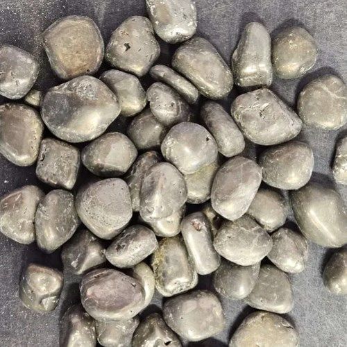 Pyrite  Tumbled Stone .75&quot;-1&quot;