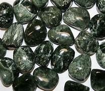 Seraphinite Tumbled Stone .75&quot;