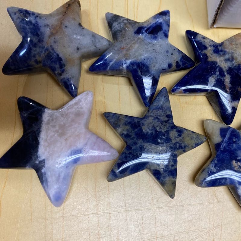 Stars Assorted Stone 1.5&quot;