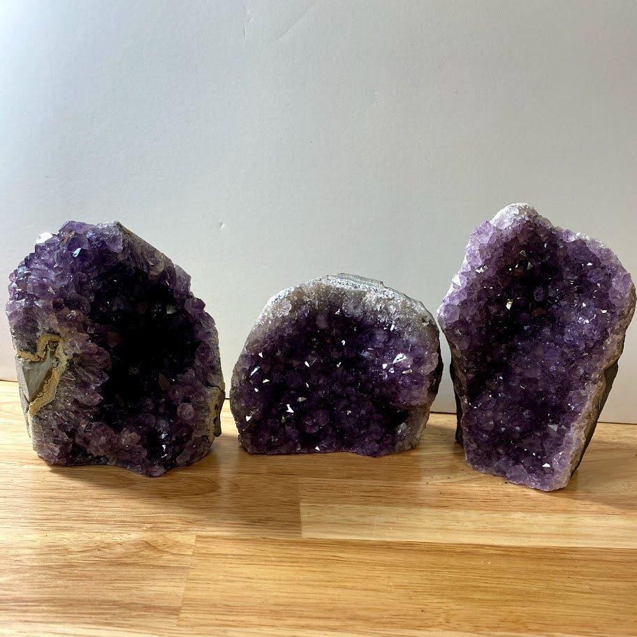 Amethyst Standing Cluster  4-5" tall Rough edges