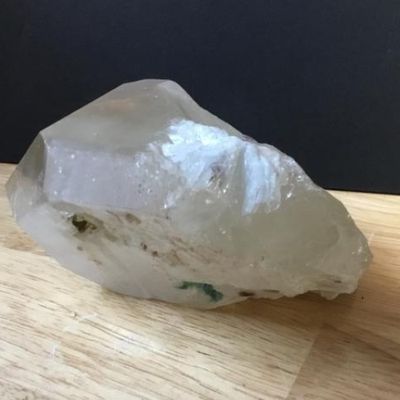 Quartz Smoky Phantom w/ Tourmaline &amp; Lepidolite Specimen 4.5"x4" | 532g