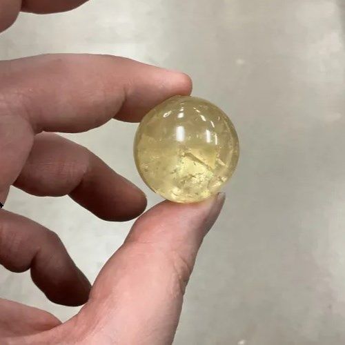 Calcite Honey High Quality Sphere 1"