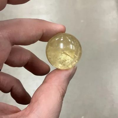Calcite Honey High Quality Sphere 1"