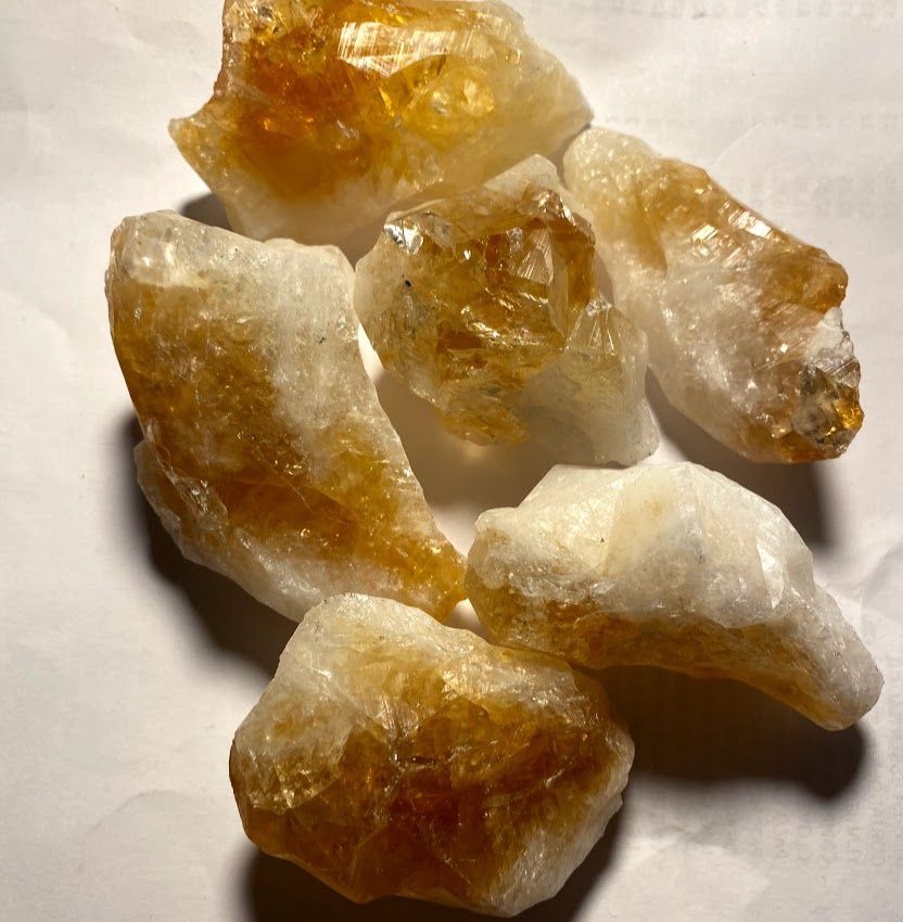 Citrine Natural Rough Stone 2"-3"