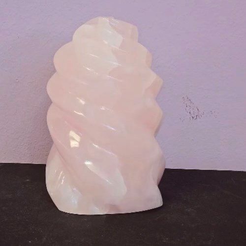 Calcite Pink Flame 6&quot; | 2094-2340g