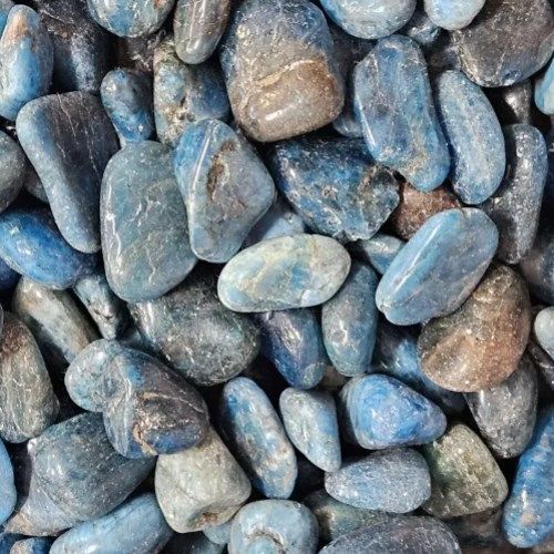 Apatite Blue Tumbled Stone .75&quot;-1&quot;