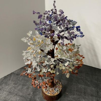 Gemstone Tree - Chakra Stones 700 Beads 17"