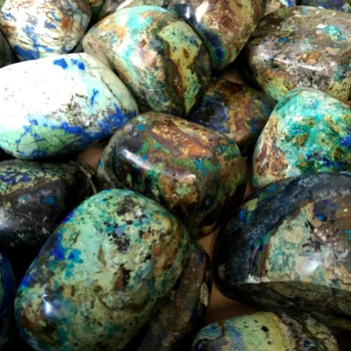 Azurite Malachite Polished Freeform > 8 Oz