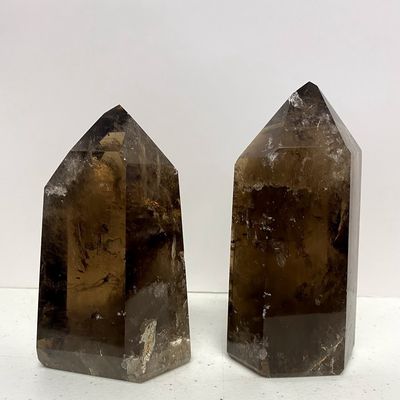 Quartz Smoky Tower 6 sided - priced by weight