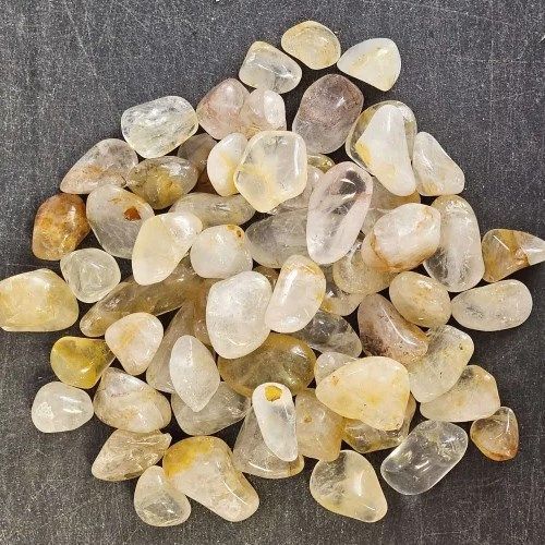 Quartz Hematoid Tumbled Stone .75&quot;-1&quot;