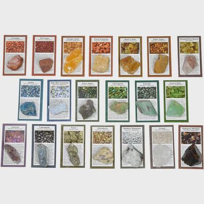 Stone Activity Kit 50 natural stones w/ cards