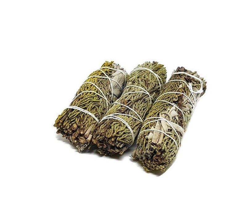 Smudge Wand - White Sage and Juniper 4&quot;