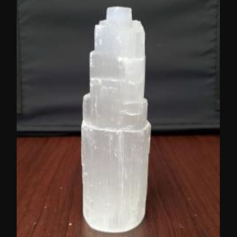Selenite Tower 8&quot;