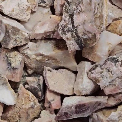 Opal Pink Rough Stone 1&quot;-2.5&quot;