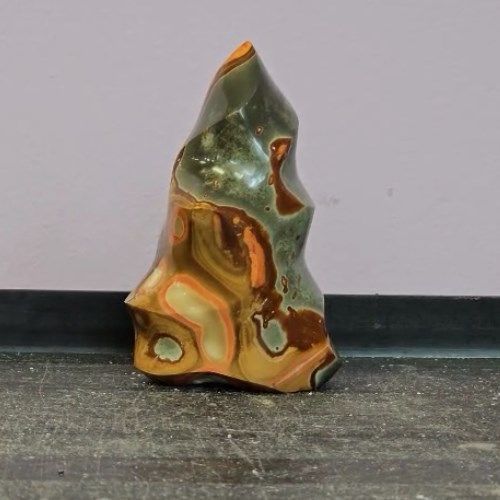 Jasper Polychrome Flame Polished - Select