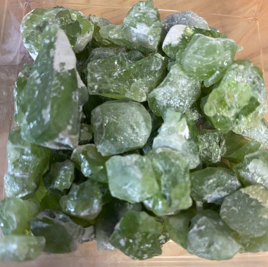 Peridot Rough Stones .5"-1"