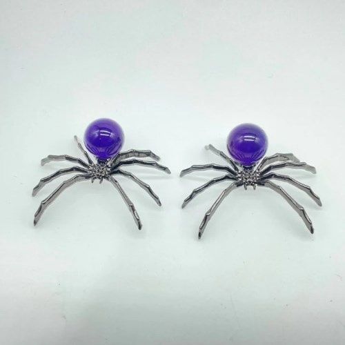 Spider Black w/ Gemstone Sphere - Select