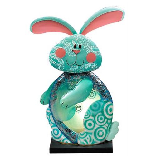 Goofy Rabbit Capiz Shell Table Lamp
